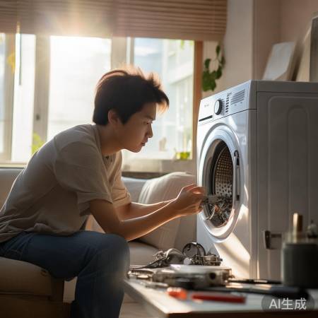 西门子洗衣机售后400通道教导,洗衣机旋钮齿轮损坏维修方法及注意事项