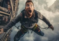 30层高空作业惊险一幕：男子绳子被2楼老人剪断！