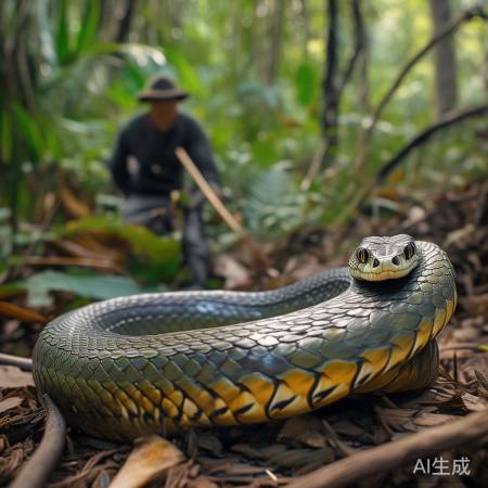 眼镜蛇可防咬