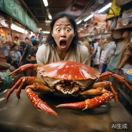 女子误买剧毒蟹,惊险刺激!