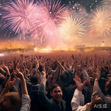 伊拉克民众欢庆自由和平