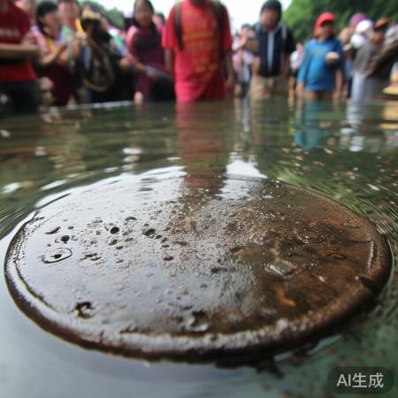 泰山许愿池硬币真相