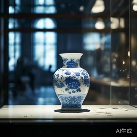 青花瓷易碎,展品幸运存。