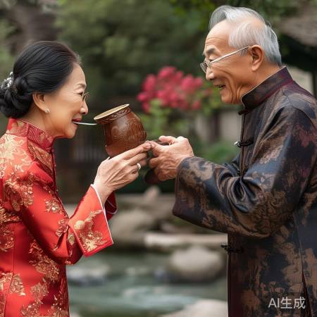 古交杯酒,情真意切
