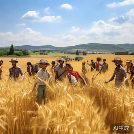 粮食丰收,共享喜悦