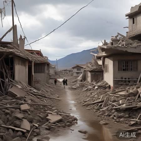 青海玉树州地震,老房遭难