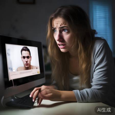 女生照片被误发色情软件