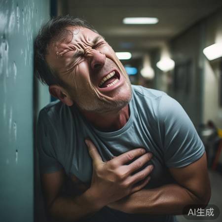 突发胸痛压迫感